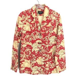 Pendleton Women's Floral Jacket Blazer Size S
